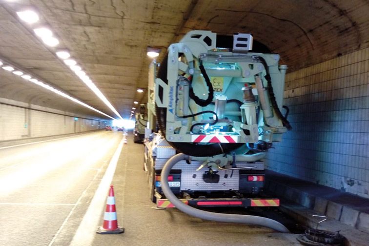 Saugbagger Bonn - Tunnelbau